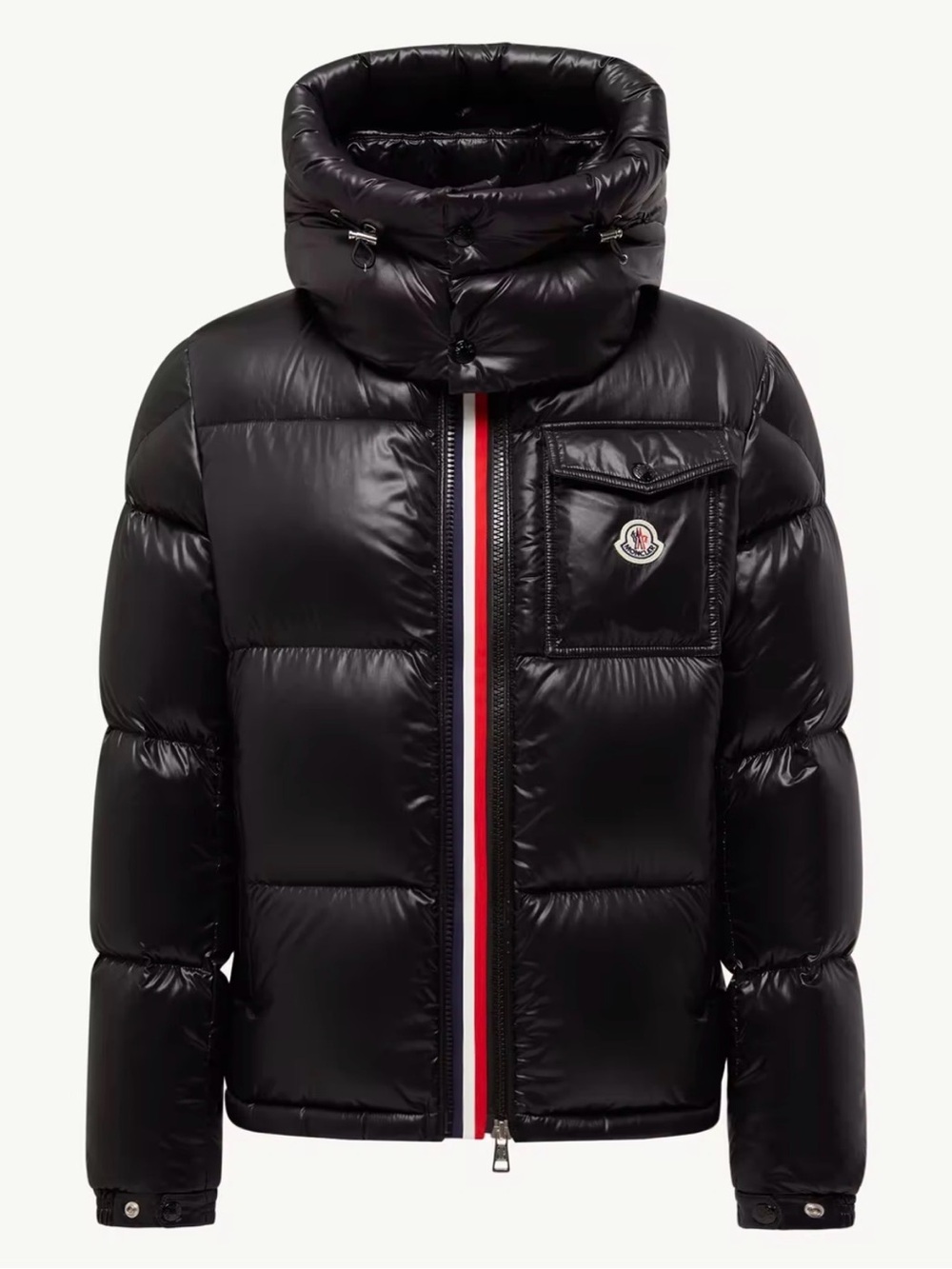 New with tags: Moncler Montbeliard Unisex Black Quilted Down Jacket Size 2